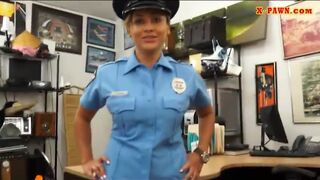 Big ass and big tits latin chick sucks off and gets screwed