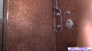 Hot slutty lesbians Mila and Shane in a wet and wild playful
