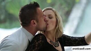 Hot blonde babe Mia Malkova fucked hard in doggystyle