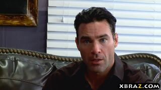 Marriage counselling turns into a hot threesome fuck