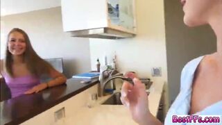 Lovely ladies  wakes to a dick in their pussy 