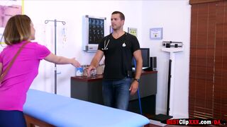 Dillion Harper sucks and fucks big dick of her Doctor in Hospital  