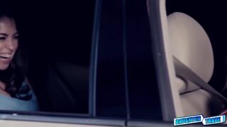 Sweet hottie Reley Reid fucking off for hungry pussy