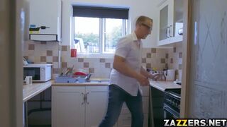 Christen alternately ride on Adrian and Sam's dicks