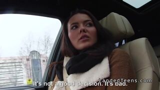 Stranger stud bangs beautiful hitchhiker pov