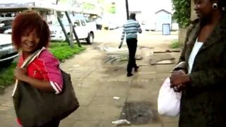 African lesbians Jojo & Akua foreplay in the shower