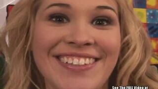 Small Tits Kimberly Kiss Fucks a Fan to Hide From Evil BF