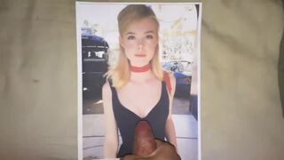 Elle Fanning cum tributes
