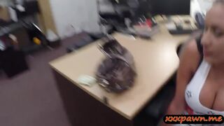 Busty latin chick banged by pawn dude to earn some cash