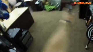 Busty latin police woman screwed hard by pawn keeper