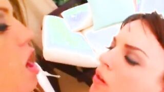 Cumswap and extreme butthole games