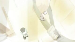 Tied up anime boy licking a hard firm cock and riding hard cock