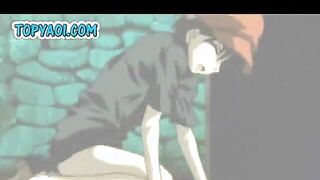 Young anime boy gets his anal hole fingered and molested by gay