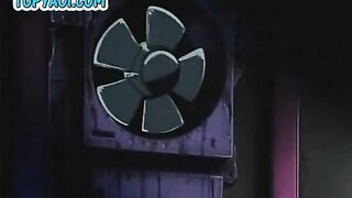 Tied young gay boy getting touched and sexed by long haired man