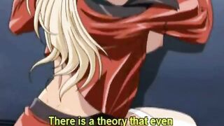 Sensual hentai blonde enjoying a cock in the train