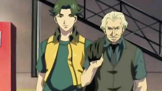Hentai cutie gets double penetrated by two big cocks