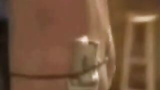 Guy Pukes All Over Stripper's Back At Bachelor Party