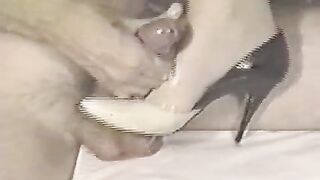 Toe Crushing His Balls As He Cums