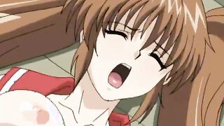 Titanic-Titted Anime Babe Abused For Camera