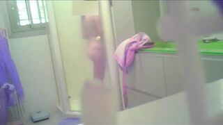 Intimate spy footage of my mom in bathroom