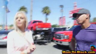 Big titted slut Nina Elle sucks a hard dick like a pro