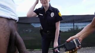 Horny Cops Share Suspects Big Black Cock