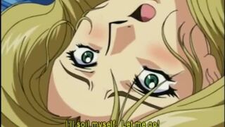 Bondage anime schoolgirl ass injection