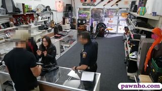 Two women tried to stole and banged hard by pawn dude