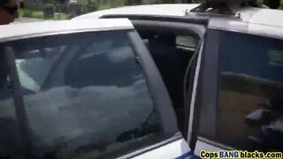 Slutty Police Whores Sucking BBC In The Middle Of The Street