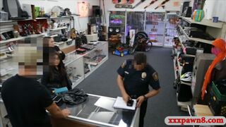 Couple bitches try to steal and punished by pawn keeper