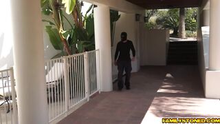 Jade Niles pussy fucks by step dad sideways