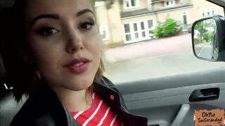 Stranded teen Karmen fucked from behind by a stranger