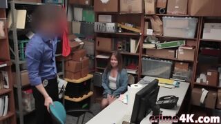 Teen Brunette Brooke Bliss Thief Fucked Doggy Style