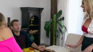 Perverted Tutor Teaches Teens About Oral Sex