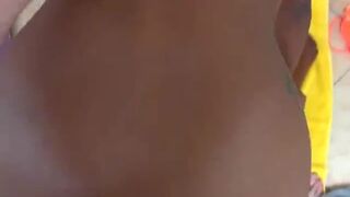 Ebony GF Summer Knight Gets Bent Over And Fucked