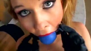Top blonde endures anal sex in complete domination xxx show
