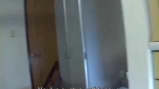 Subtitled mixed Japanese BDSM on a leash with anal play