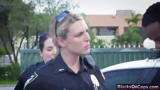 Big Tits Babes Cops Fucking Bbc Outdoor Interracial Threesome