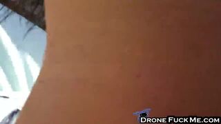 Sexy babe Jennifer White rammed doggystyle at a rooftop