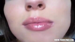 Hot mom gives a dirty talk and teases