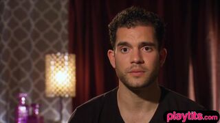 Young couple going to a swinger club to experience groupsex