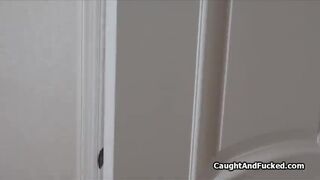 Bigtit fucks big cock voyeur