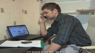 Cute GF Susen Gets Fingered By BF Colleague