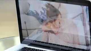 College babe Kate guides Rachel into lesbian hot sex