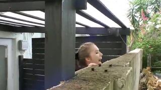 Hot Chick Lena Paul Tries Sucking Cock In Public