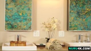 Cassidy Klein Bathroom Reverse Cowgirl Massage