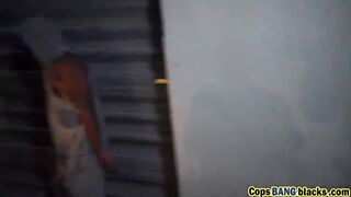Thick black shaft makes horny female officers lose their minds