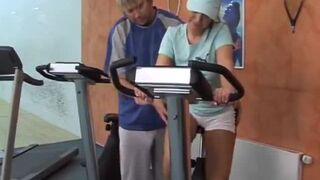 Russian teen princess first time Sascha assfuck banged by fitness