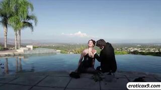 One erotic sexual foreplay with pretty Jenna Ross