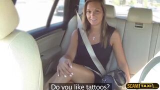 Lucky brunette babe gets pussy fucked and gains creampie